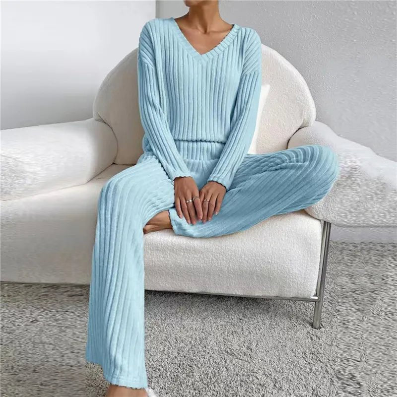Ensemble Pyjama 2 Pièces Doux à Manches Longues pour Femmes - Marie Montel