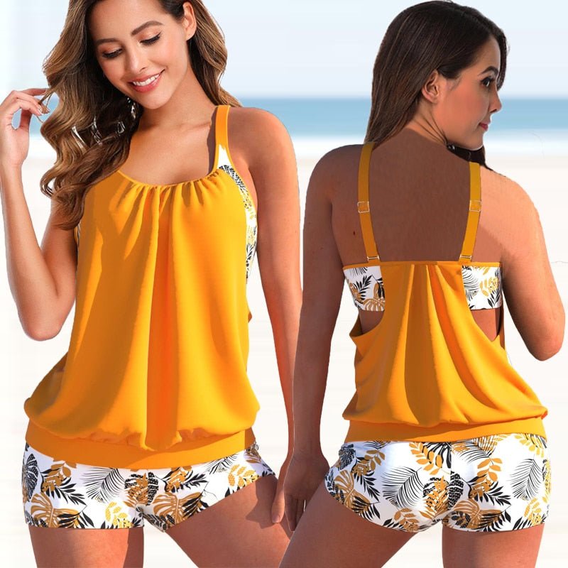 Ensemble Tankini Bicolore pour Femmes - Marie Montel