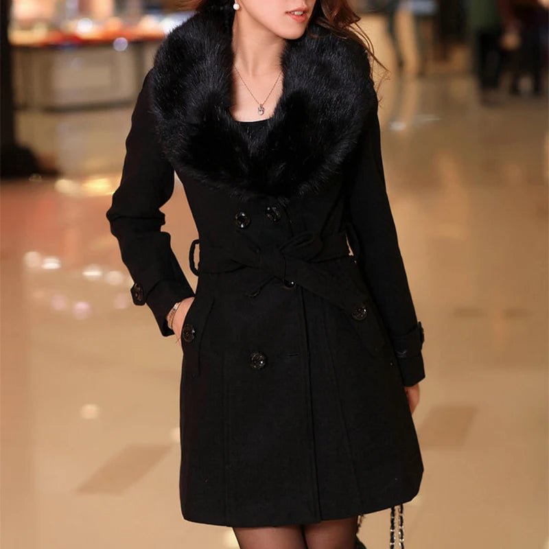 Exquis Manteau en Fourrure pour Femmes - Marie Montel