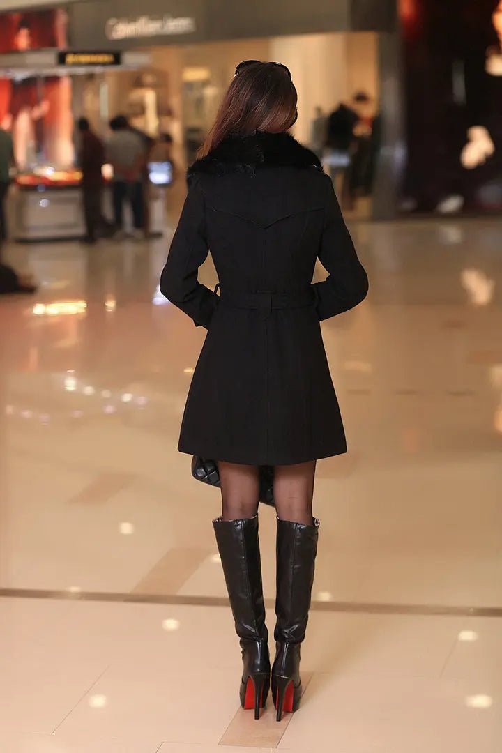 Exquis Manteau en Fourrure pour Femmes - Marie Montel