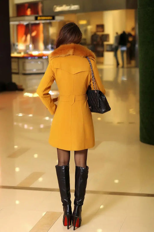 Exquis Manteau en Fourrure pour Femmes - Marie Montel