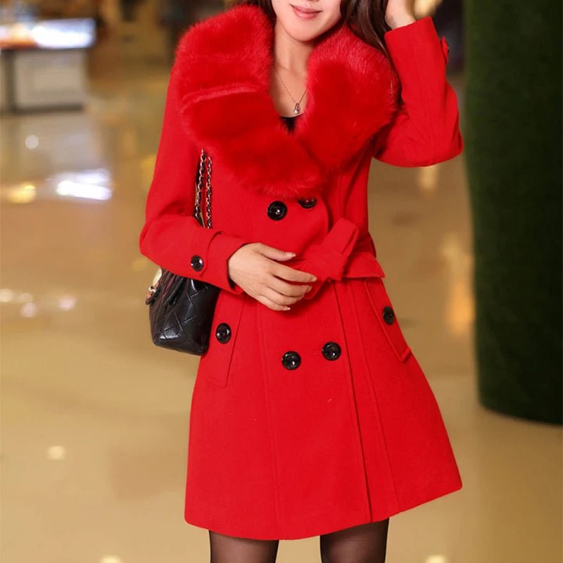 Exquis Manteau en Fourrure pour Femmes - Marie Montel