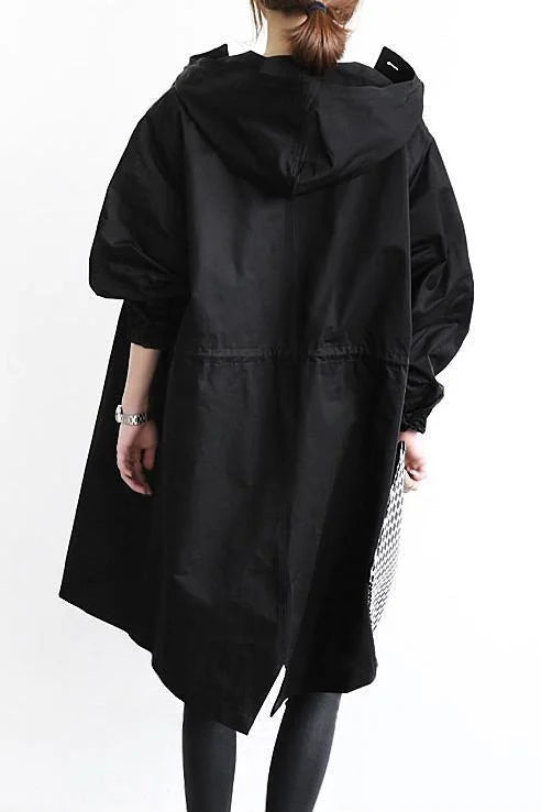 Manteau de pluie surdimensionné pour femmes