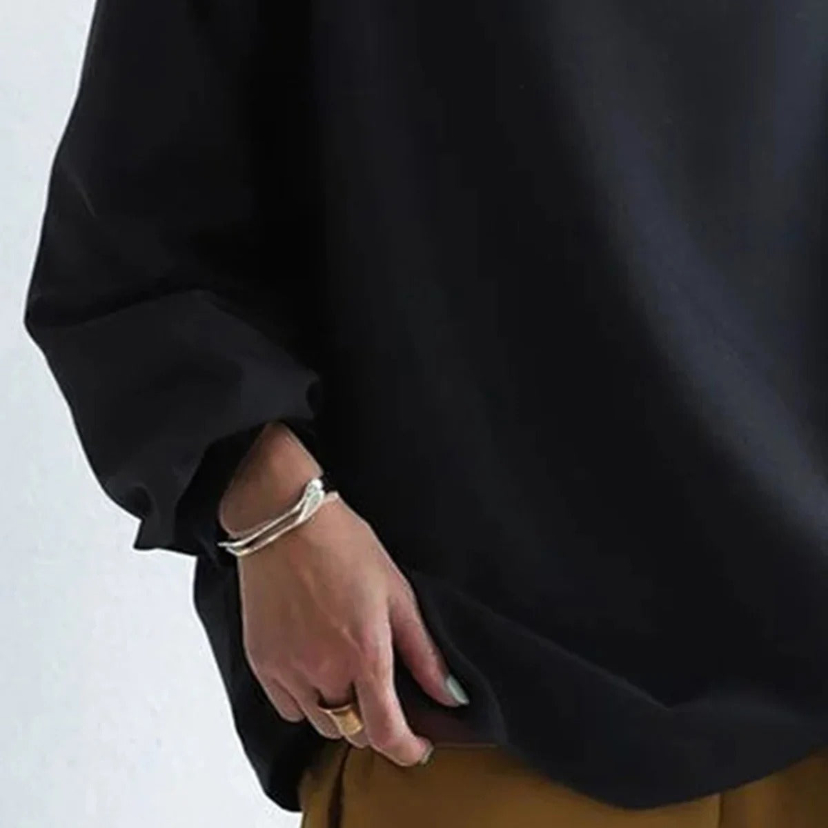 Pull Élégant à Col Montant pour Femmes