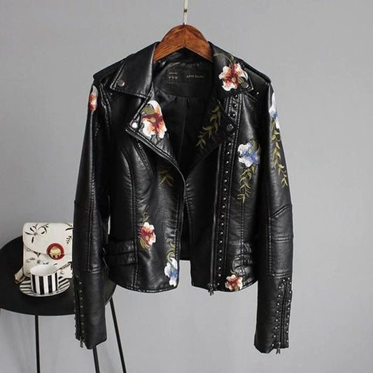 Veste à motifs floraux pour femmes