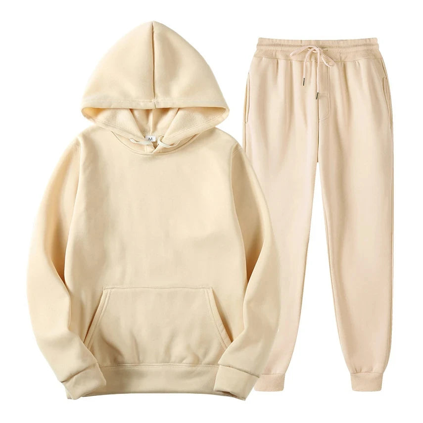 Ensemble de Jogging Confortable à Capuche pour Hommes