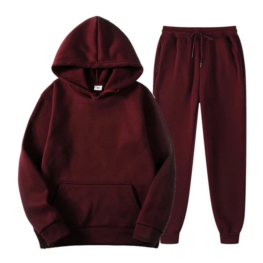 Ensemble de Jogging Confortable à Capuche pour Hommes