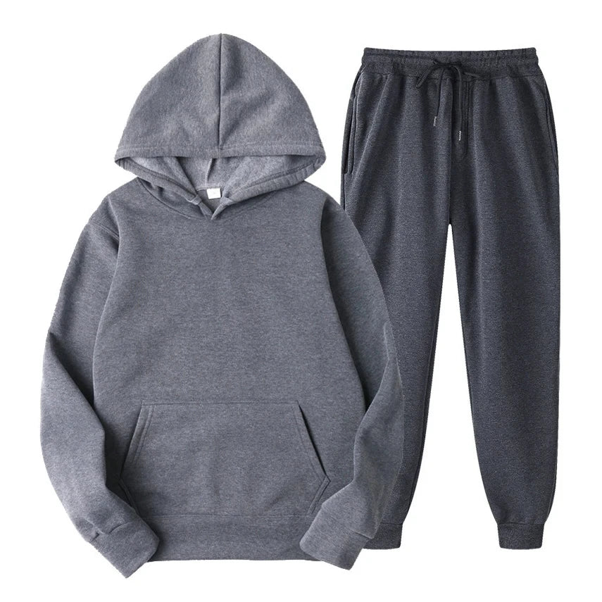 Ensemble de Jogging Confortable à Capuche pour Hommes