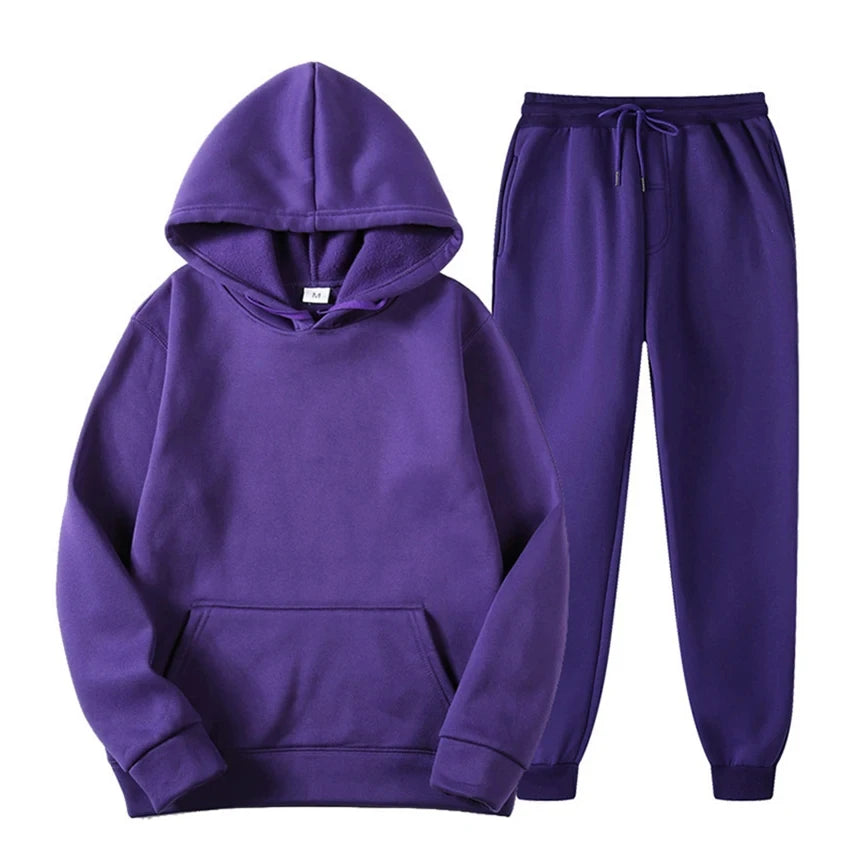 Ensemble de Jogging Confortable à Capuche pour Hommes