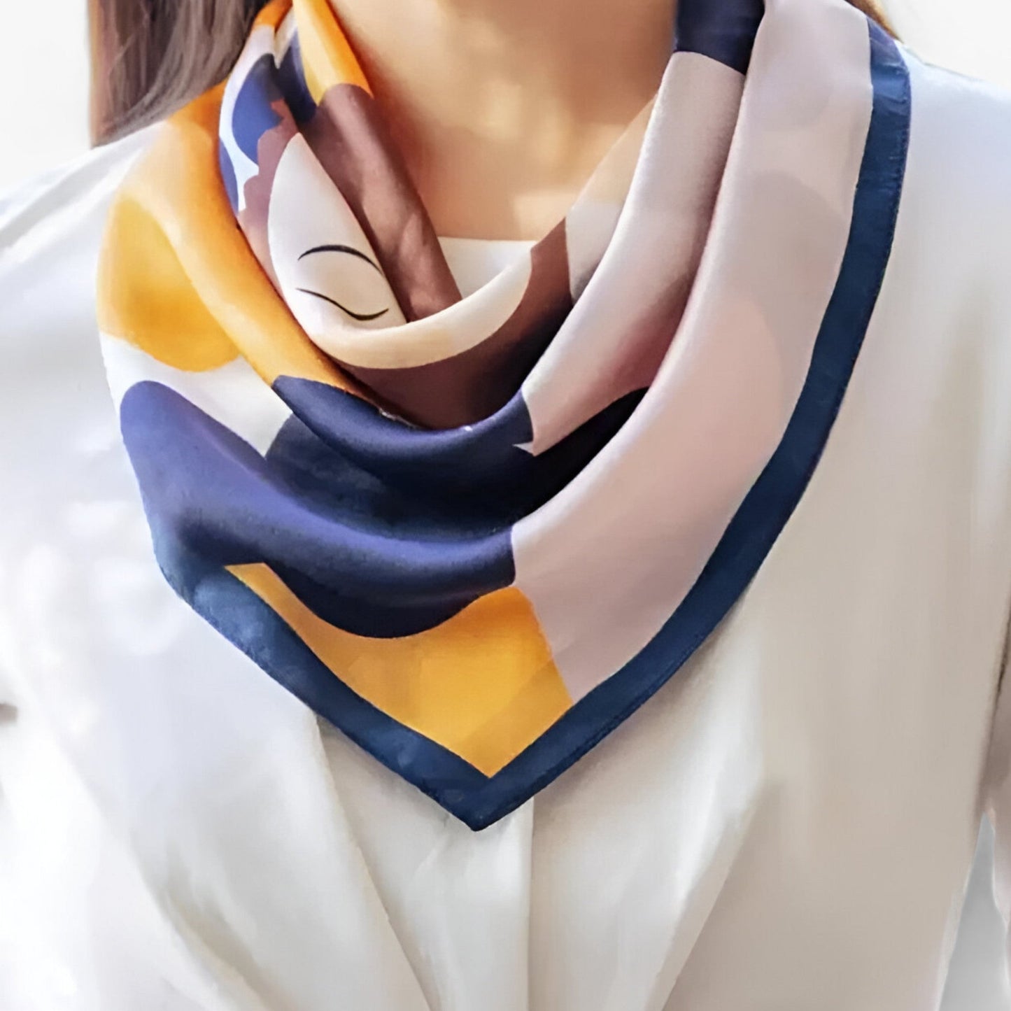 Foulard en Soie Élégant pour Femmes - Marie Montel