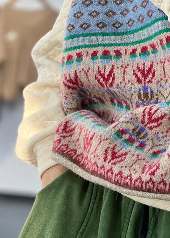 Gilet Oversize en Laine Tricoté pour Femmes - Marie Montel