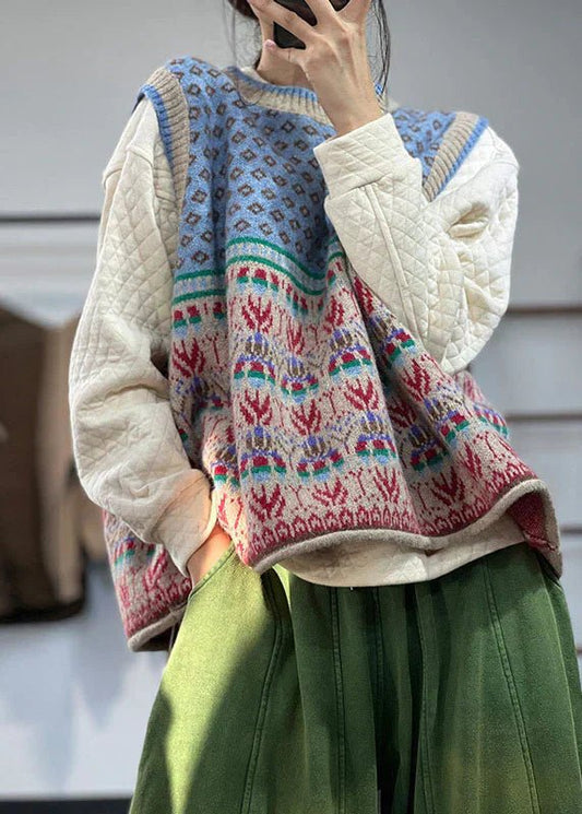 Gilet Oversize en Laine Tricoté pour Femmes - Marie Montel