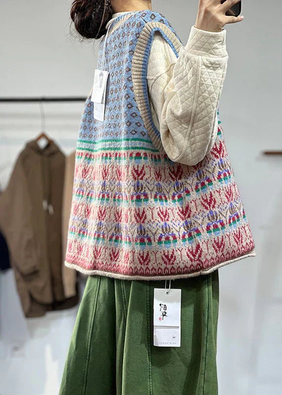 Gilet Oversize en Laine Tricoté pour Femmes - Marie Montel