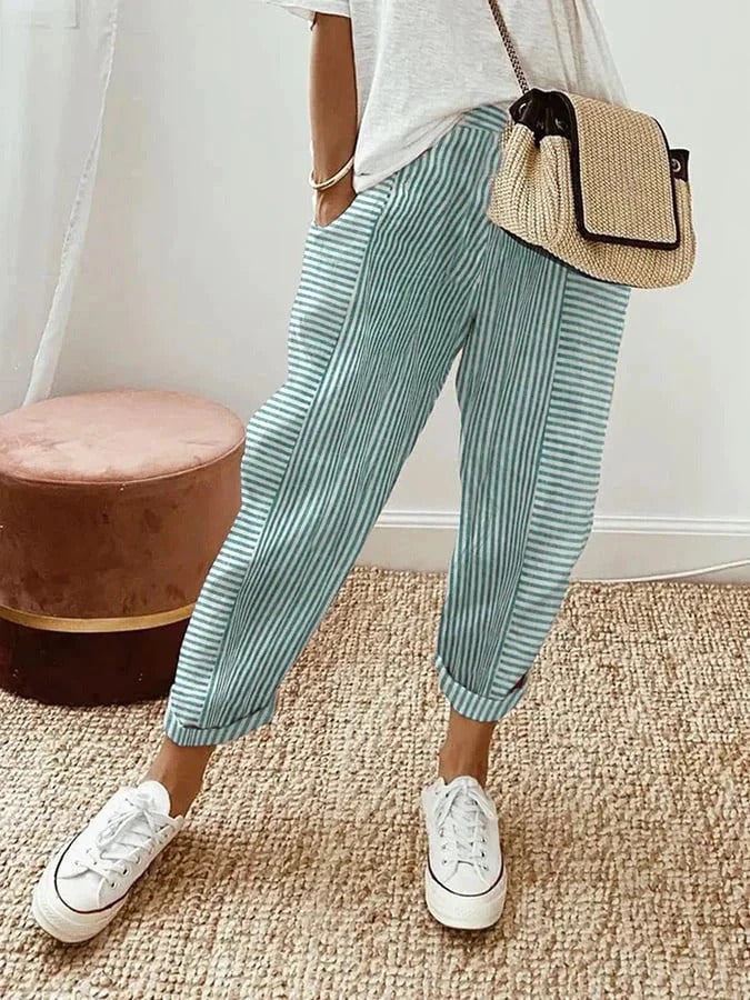 Pantalon Légèrement Ample pour Femmes