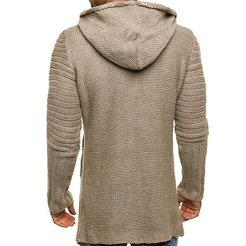 Cardigan long élégant pour hommes