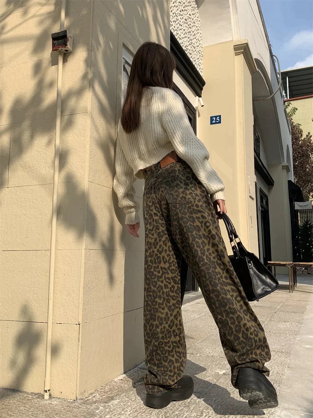Jeans Tendance à Motif Léopard pour Femmes - Marie Montel