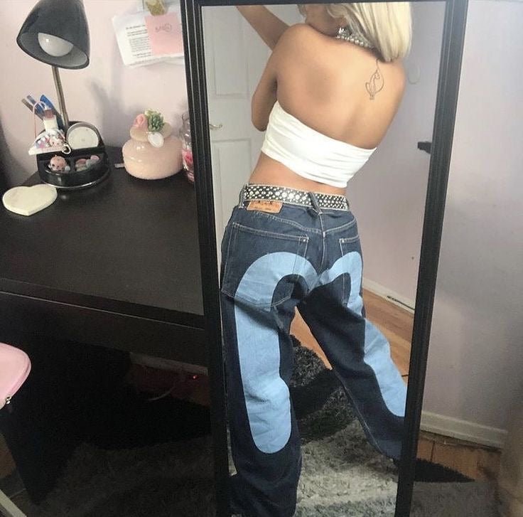 Jeans Vintage au Style Rétro pour Femmes - Marie Montel