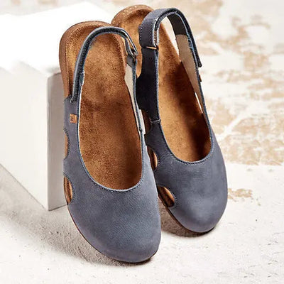 Chaussures ouvertes à bride arrière et bout fermé