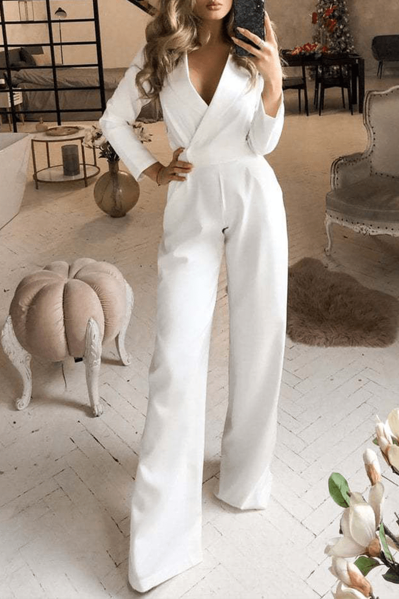 Jumpsuit Élegant à Col Relevé pour Femmes - Marie Montel