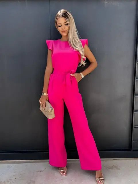 Jumpsuit Élégant à Rüschen pour Femmes - Marie Montel