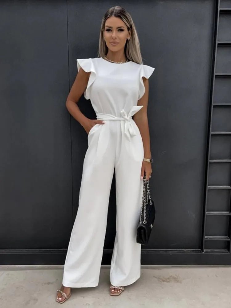 Jumpsuit Élégant à Rüschen pour Femmes - Marie Montel