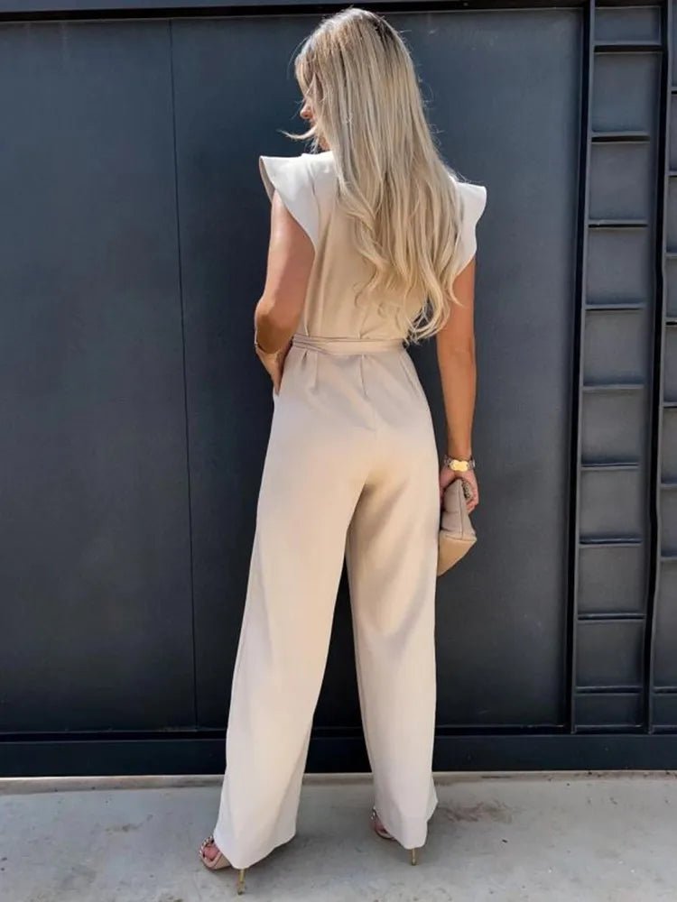Jumpsuit Élégant à Rüschen pour Femmes - Marie Montel