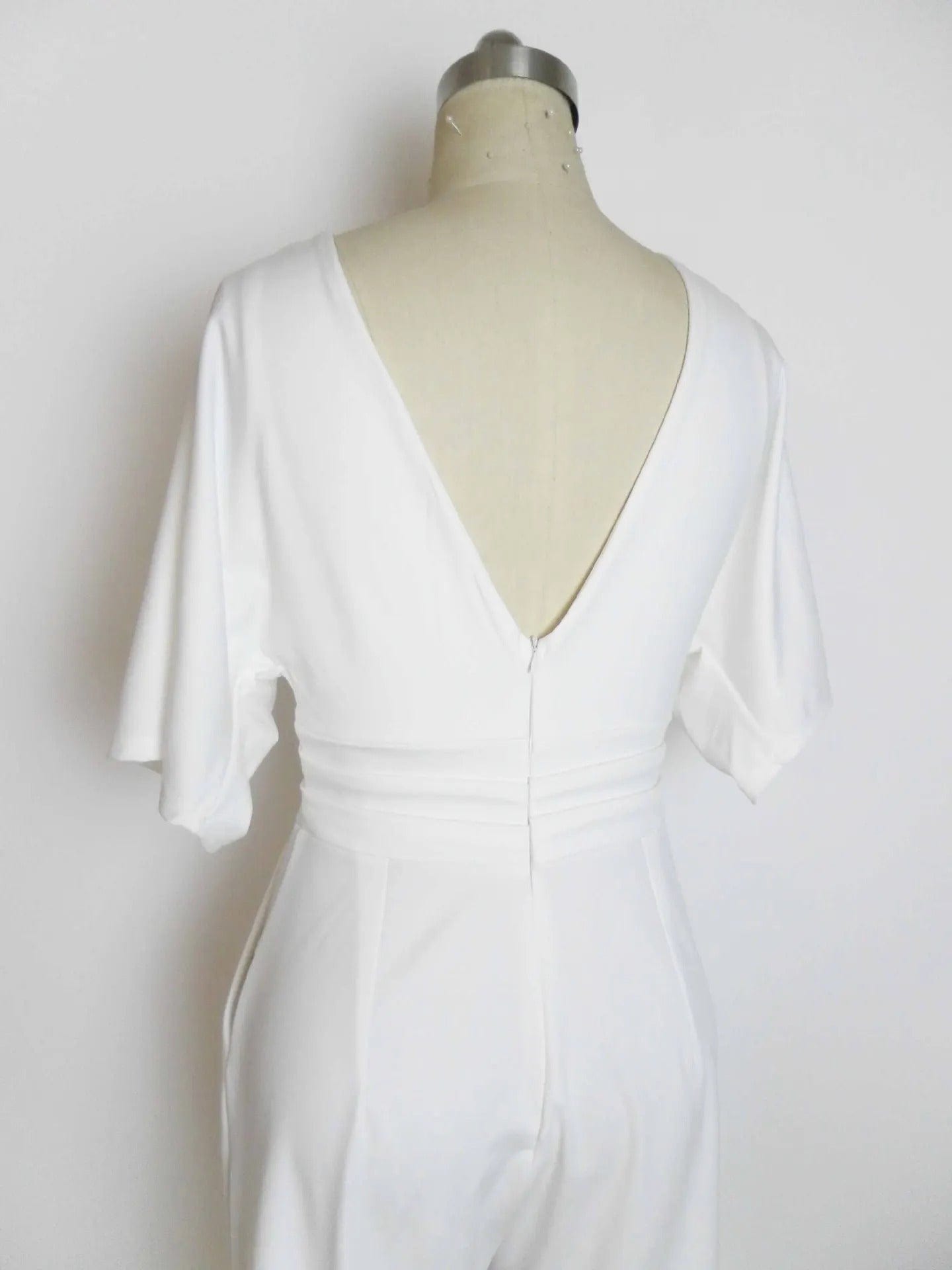 Jumpsuit Élégant à V - Ausschnitt pour Femmes - Marie Montel