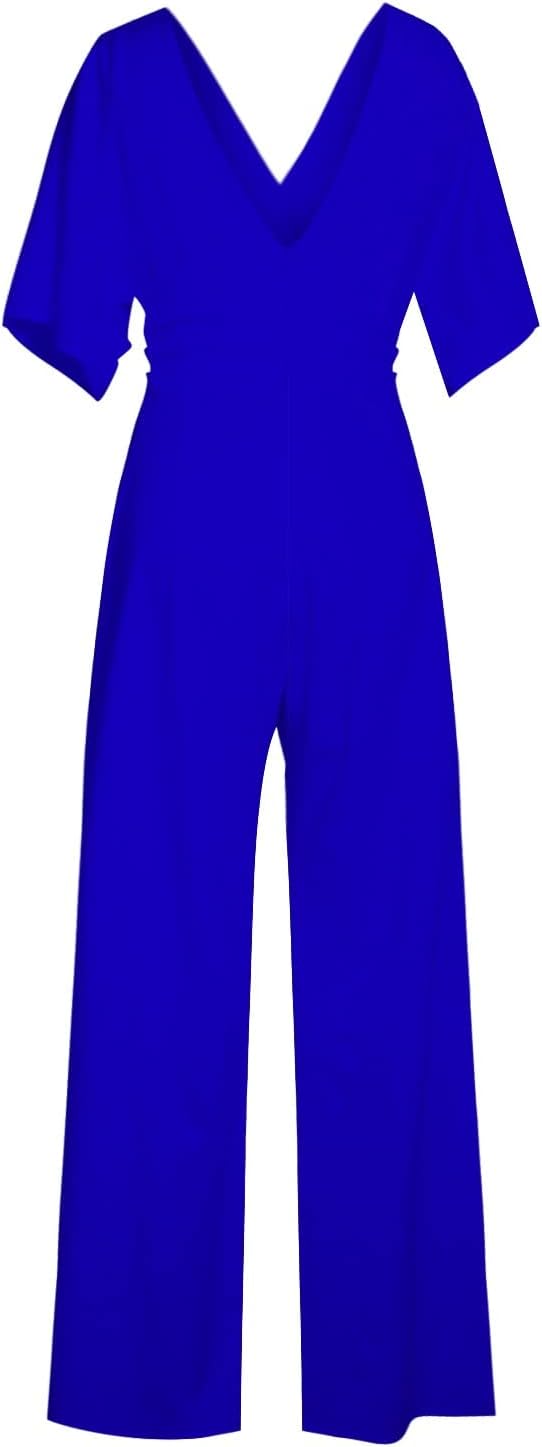 Jumpsuit Élégant à V - Ausschnitt pour Femmes - Marie Montel