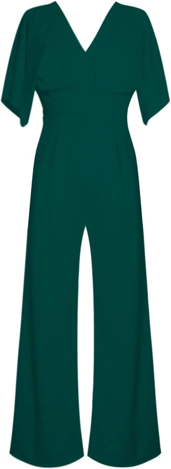 Jumpsuit Élégant à V - Ausschnitt pour Femmes - Marie Montel