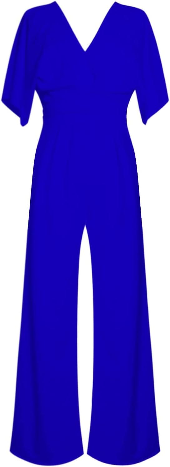 Jumpsuit Élégant à V - Ausschnitt pour Femmes - Marie Montel