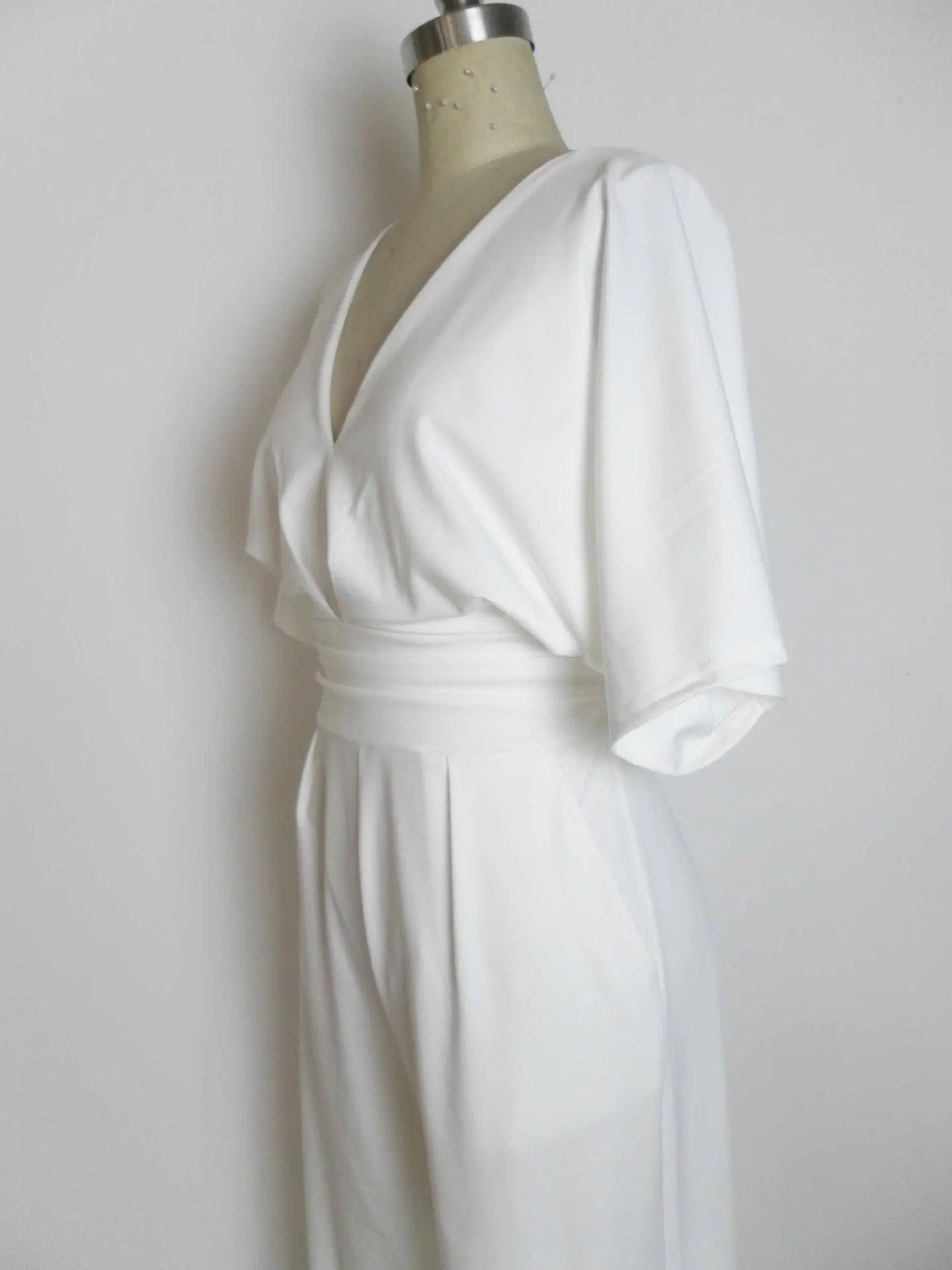 Jumpsuit Élégant à V - Ausschnitt pour Femmes - Marie Montel