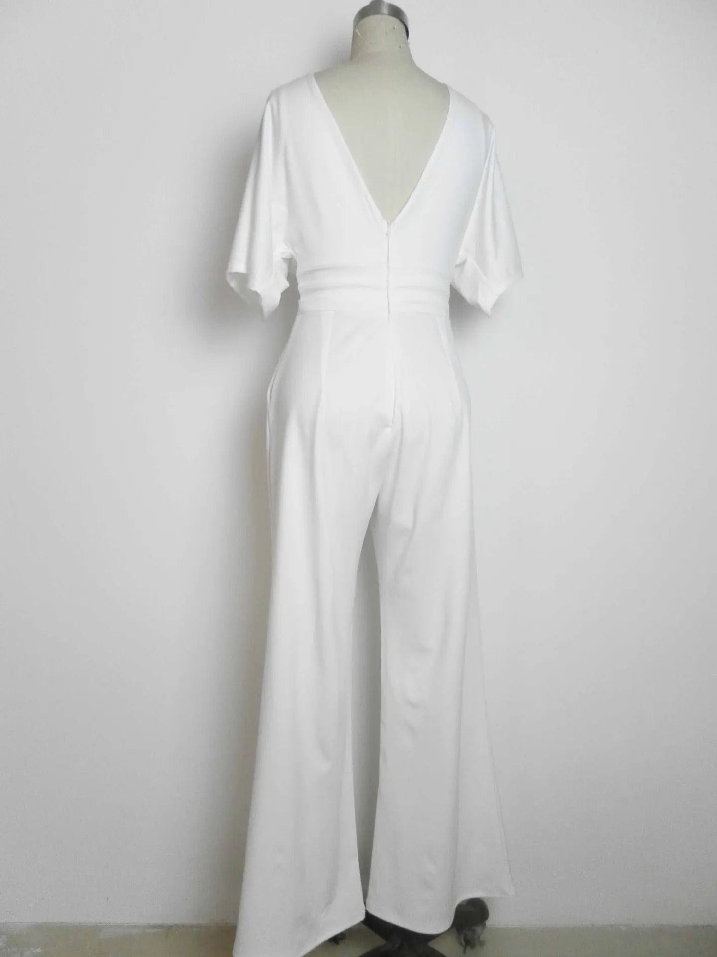 Jumpsuit Élégant à V - Ausschnitt pour Femmes - Marie Montel