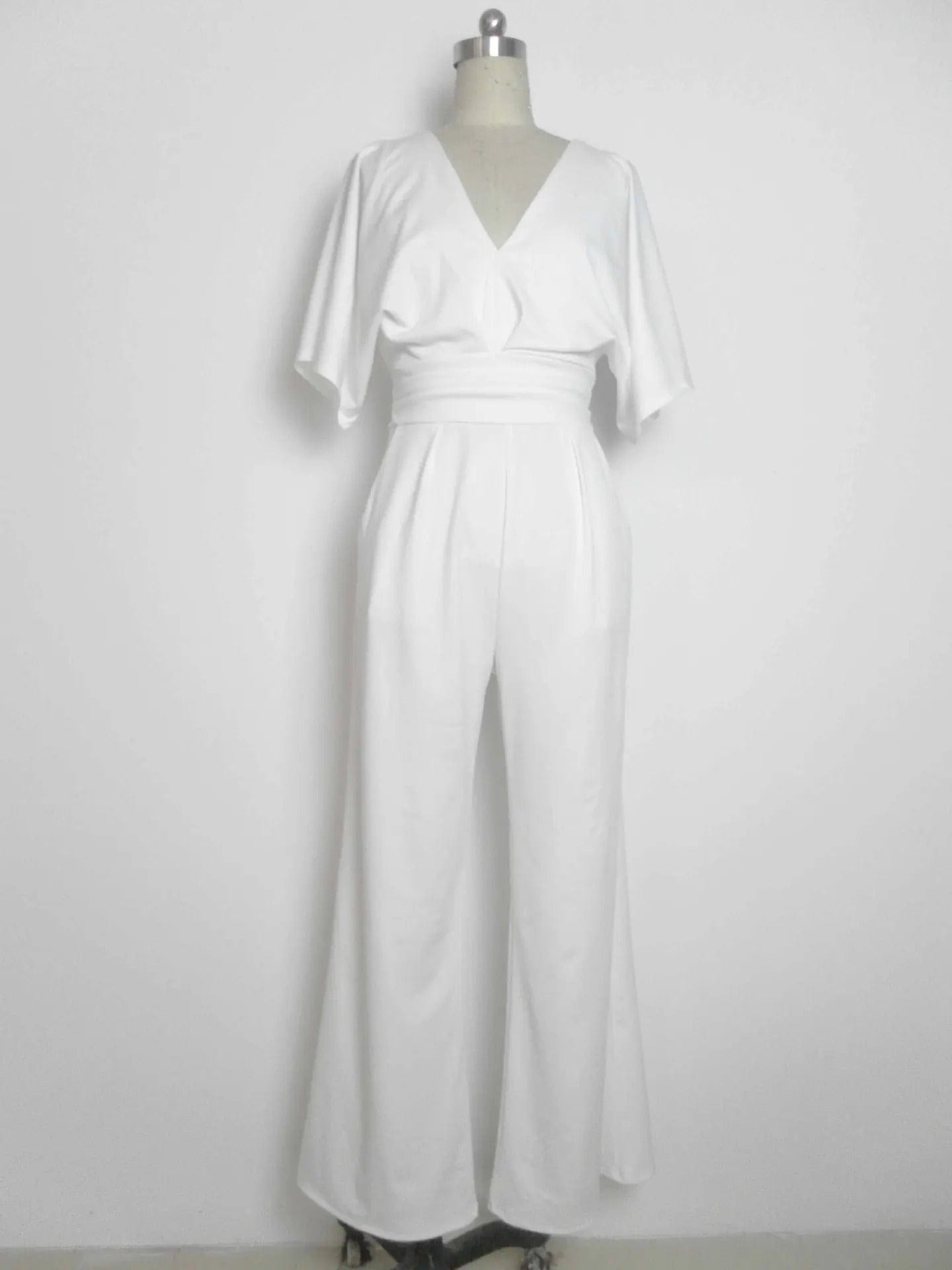 Jumpsuit Élégant à V - Ausschnitt pour Femmes - Marie Montel