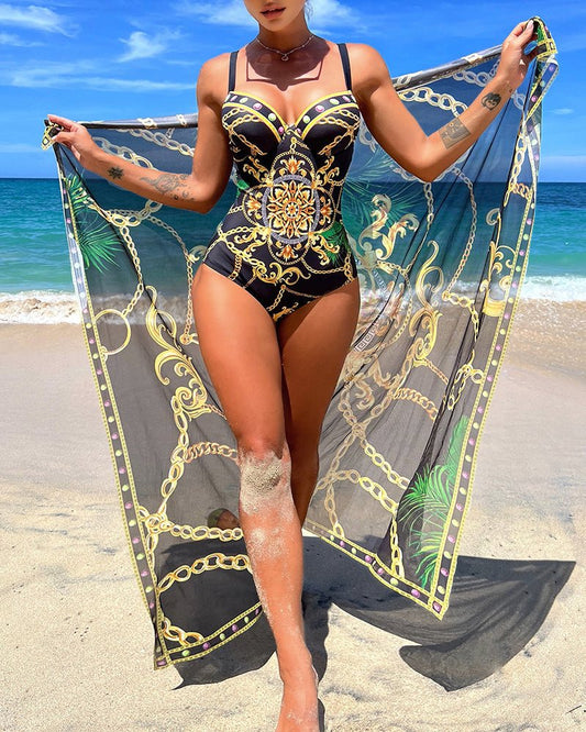 Maillot de Bain Élégant avec Jupe pour Femmes - Marie Montel