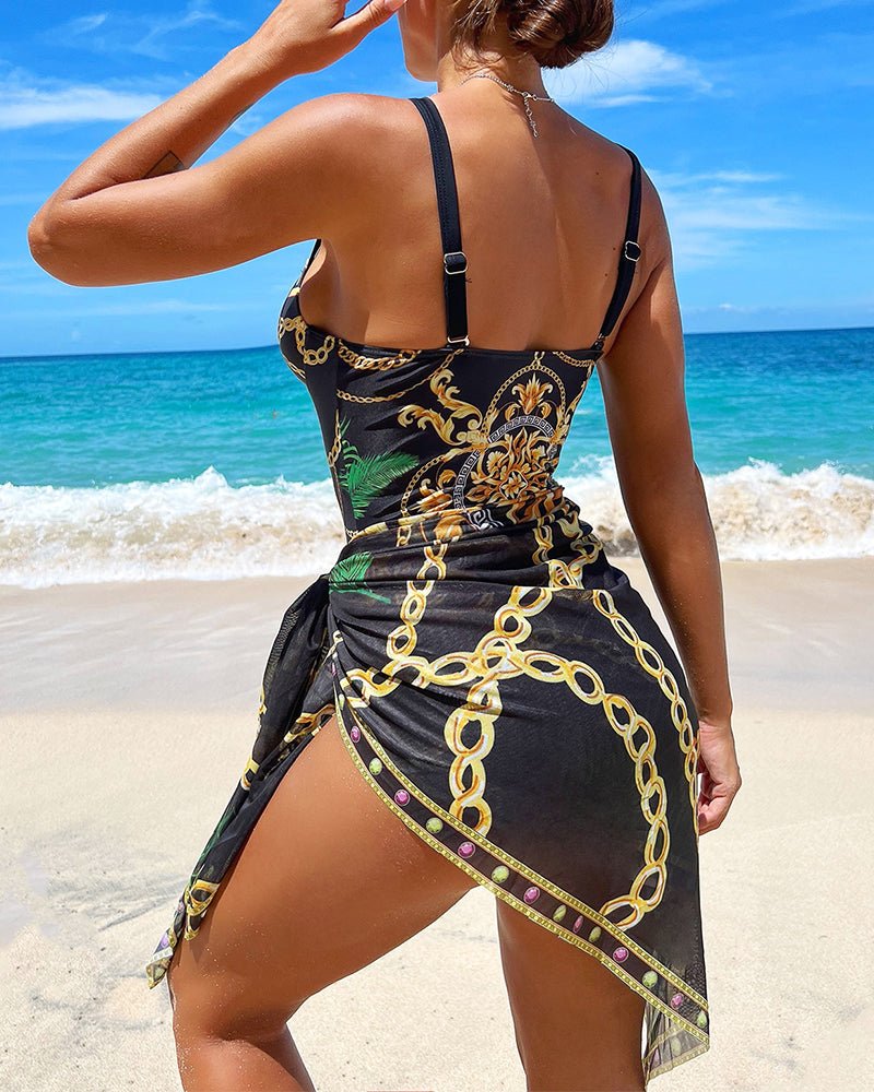 Maillot de Bain Élégant avec Jupe pour Femmes - Marie Montel