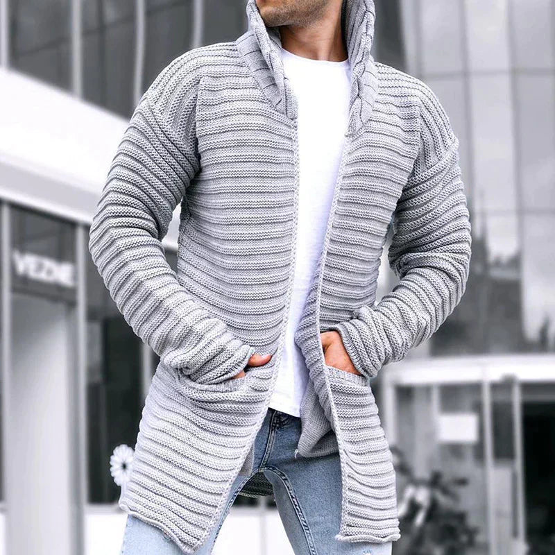 Manteau en tricot pour hommes