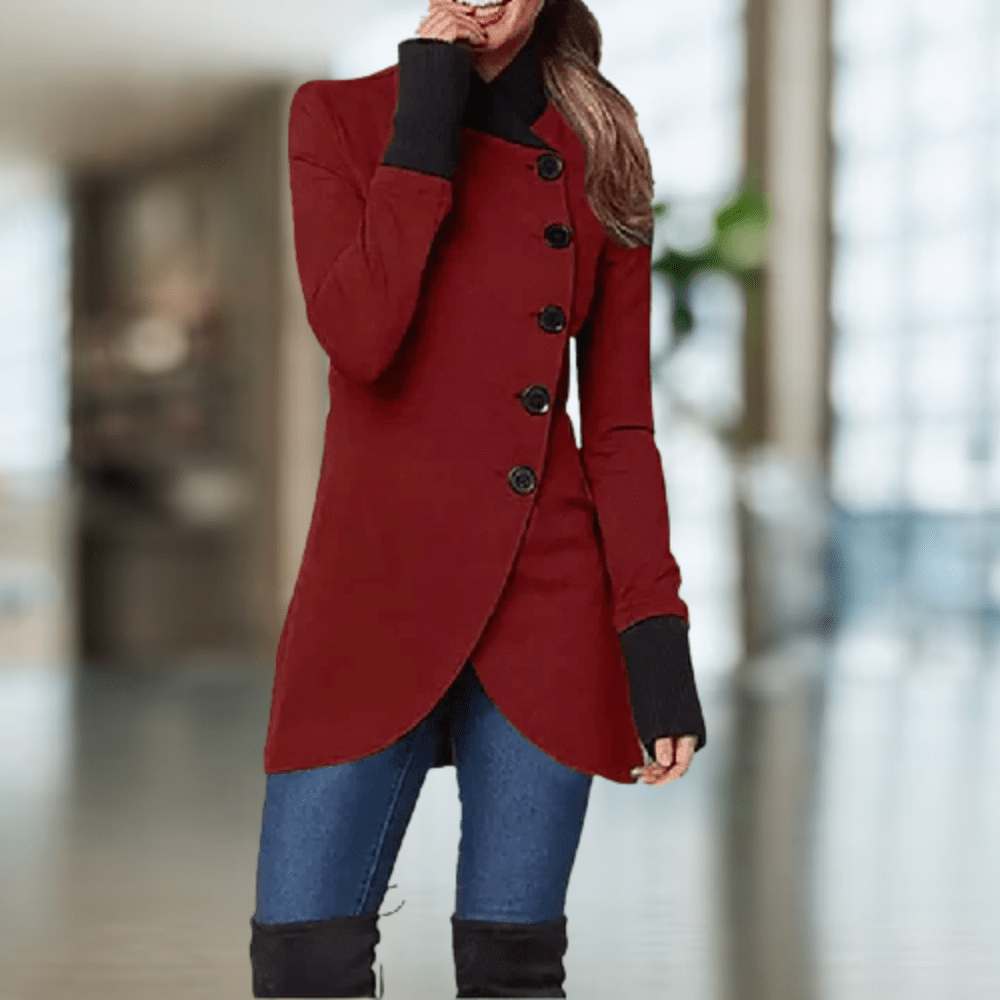Manteau Asymétrique Confort pour Femmes - Marie Montel