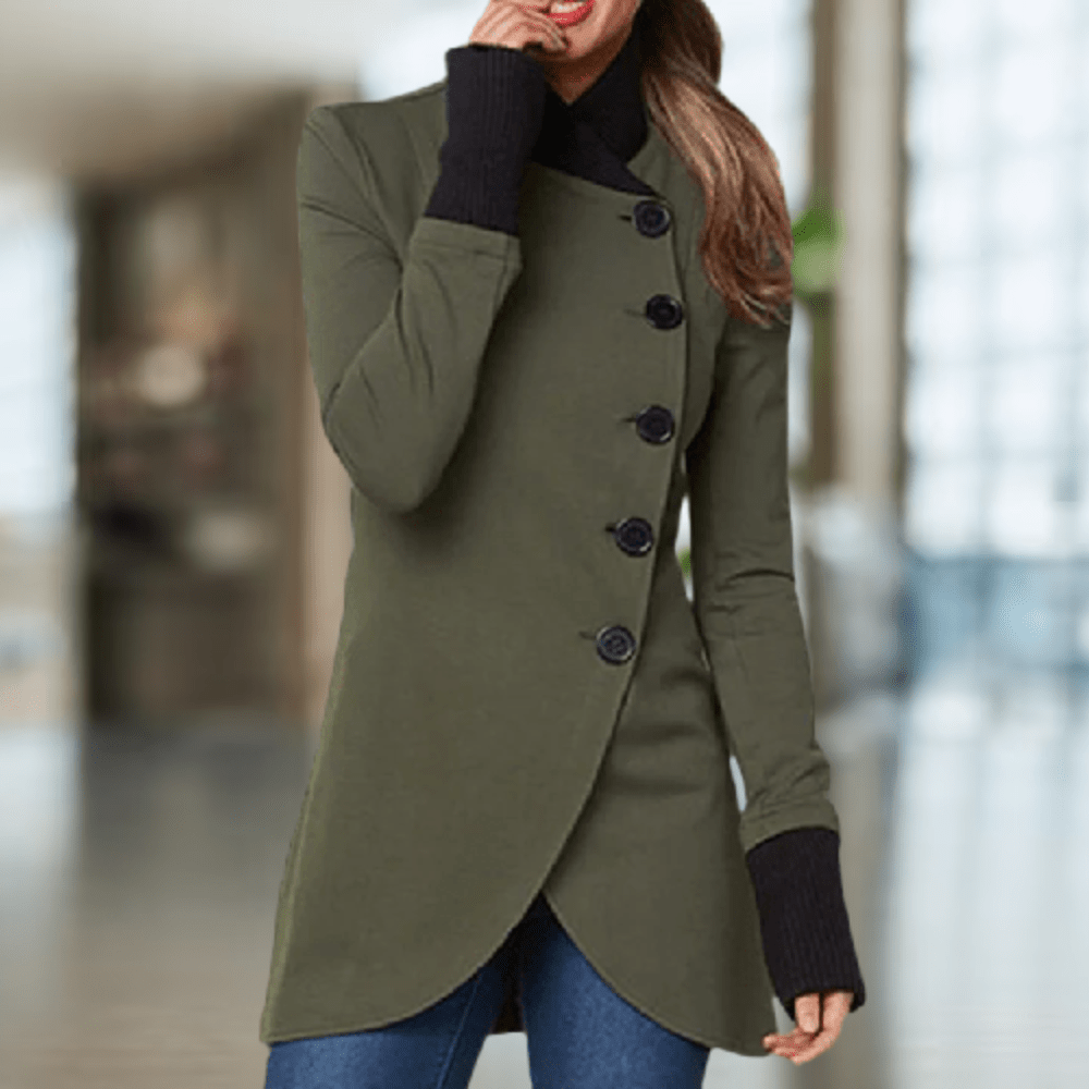 Manteau Asymétrique Confort pour Femmes - Marie Montel