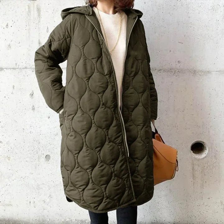 Manteau d'Hiver à Capuche en Coton - Marie Montel