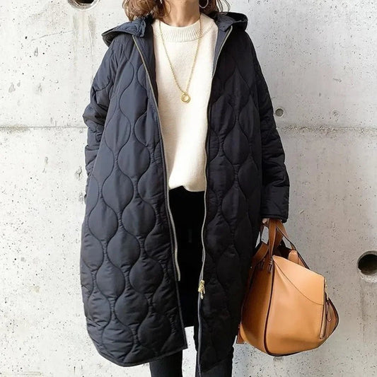 Manteau d'Hiver à Capuche en Coton - Marie Montel