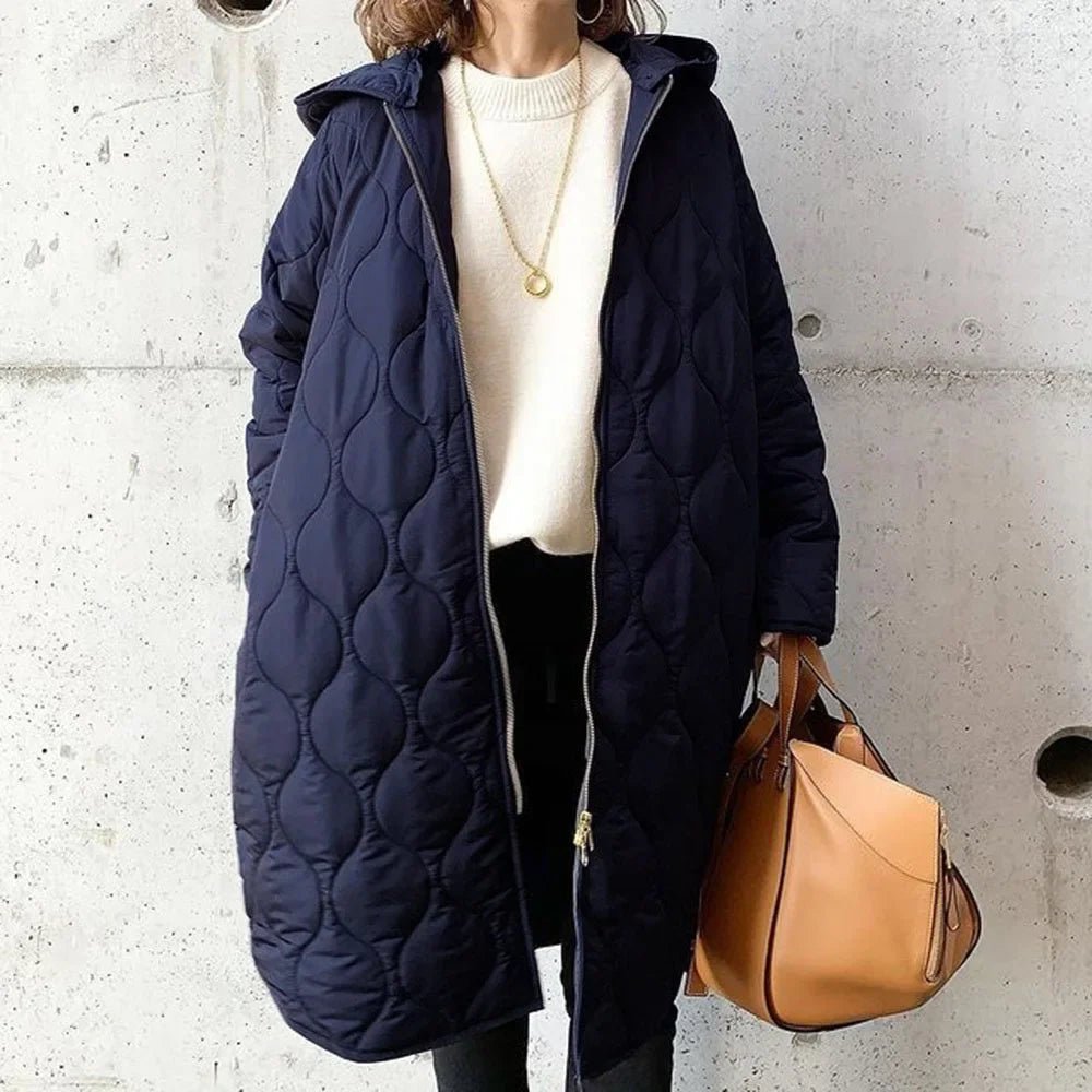 Manteau d'Hiver à Capuche en Coton - Marie Montel