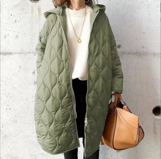 Manteau d'Hiver à Capuche en Coton - Marie Montel