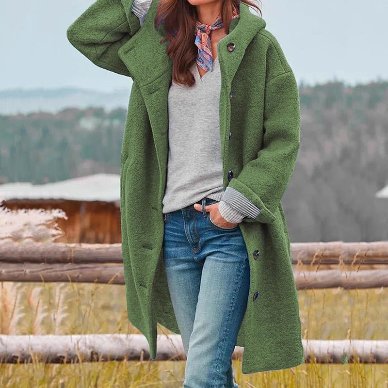 Manteau Élégant pour Femmes en Mélange de Polyester - Marie Montel