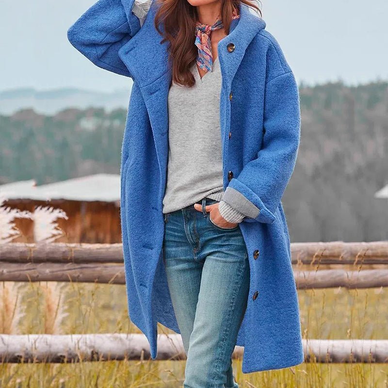 Manteau Élégant pour Femmes en Mélange de Polyester - Marie Montel