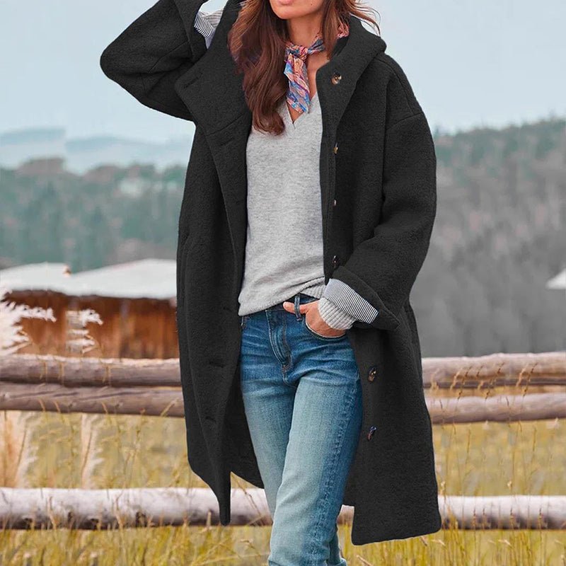 Manteau Élégant pour Femmes en Mélange de Polyester - Marie Montel