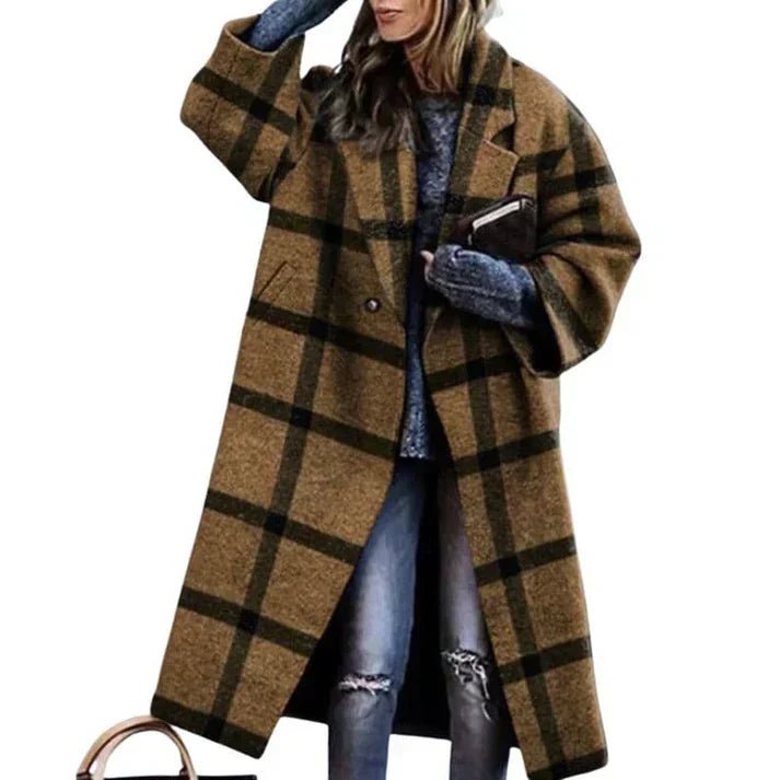 Manteau Long en Laine Élégant et chaud pour Femmes - Marie Montel