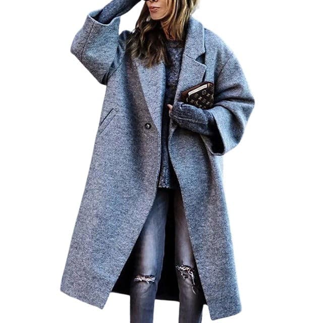 Manteau Long en Laine Élégant et chaud pour Femmes - Marie Montel