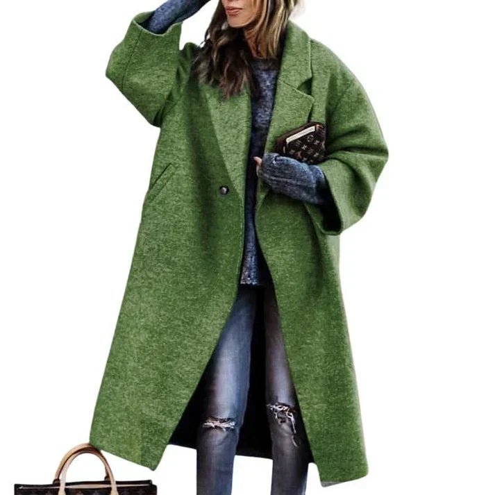 Manteau Long en Laine Élégant et chaud pour Femmes - Marie Montel