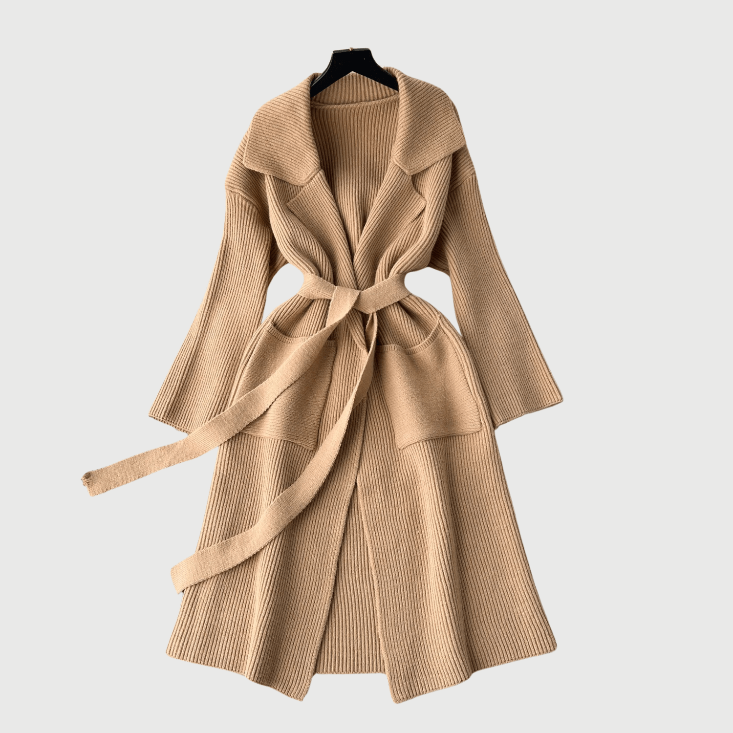 Manteau Long en Maille pour Femmes - Marie Montel