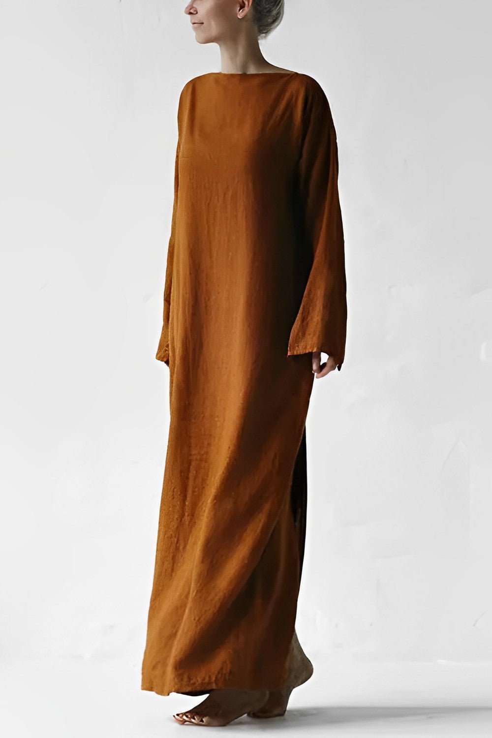 Maxi Robe Chic à Manches Longues pour Femmes - Marie Montel